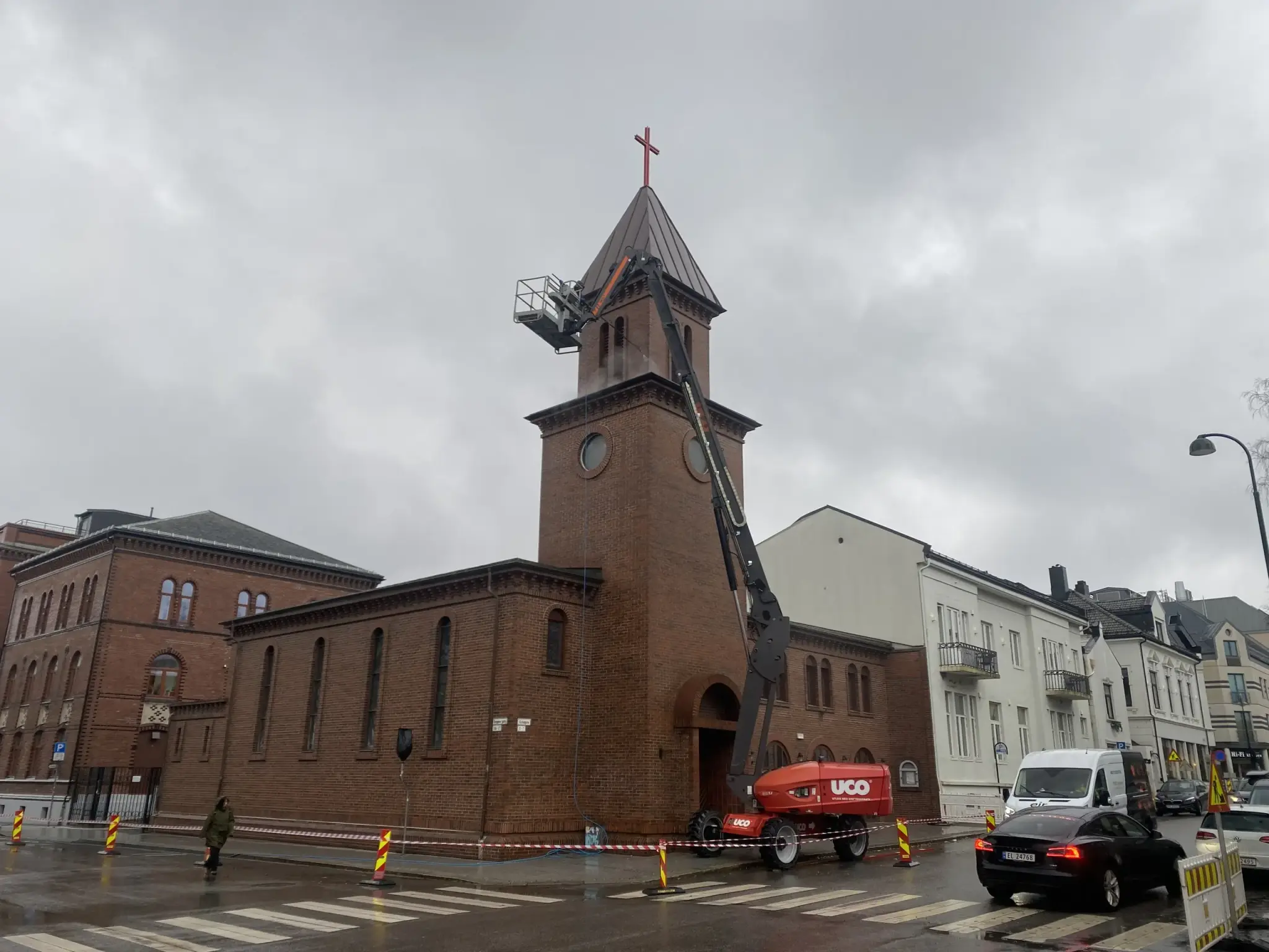 Fasadevask i Kristiansand-området
